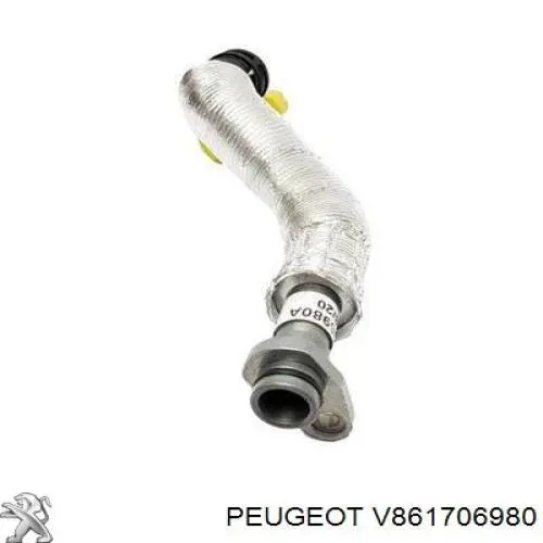 Do koszyka 037959 Peugeot/Citroen Rurka (przewód) spływu oleju z turbiny