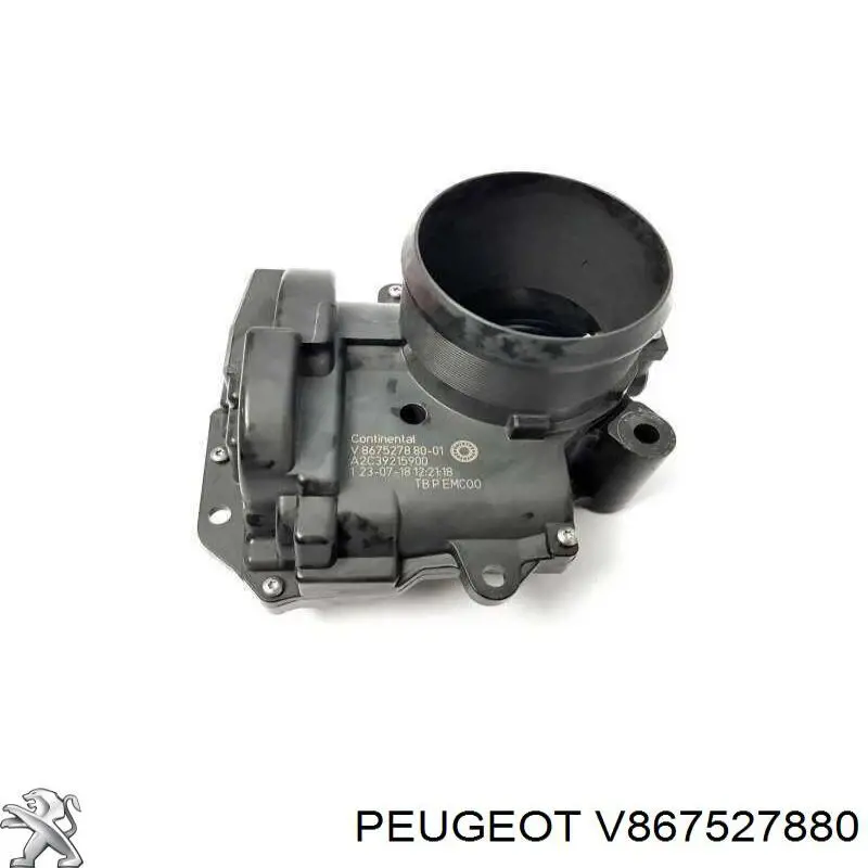 Do koszyka V867527880 Peugeot/Citroen Przepustnica, komplet