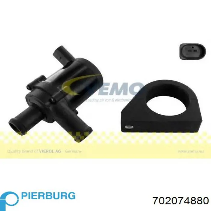 Do koszyka 702074880 Pierburg Pompa chłodzenia wodą, dodatkowa elektryczna