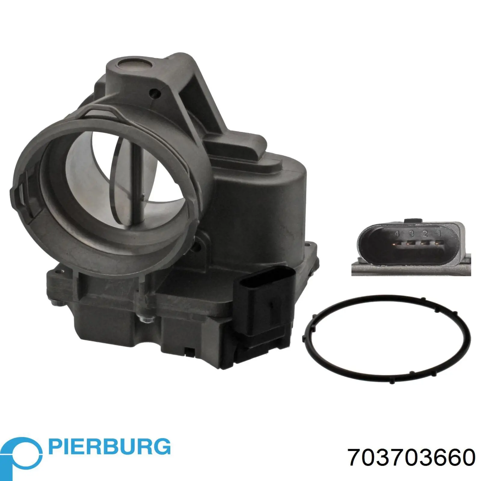 Przepustnica, komplet Pierburg 703703660 cena, od 172,15 USD