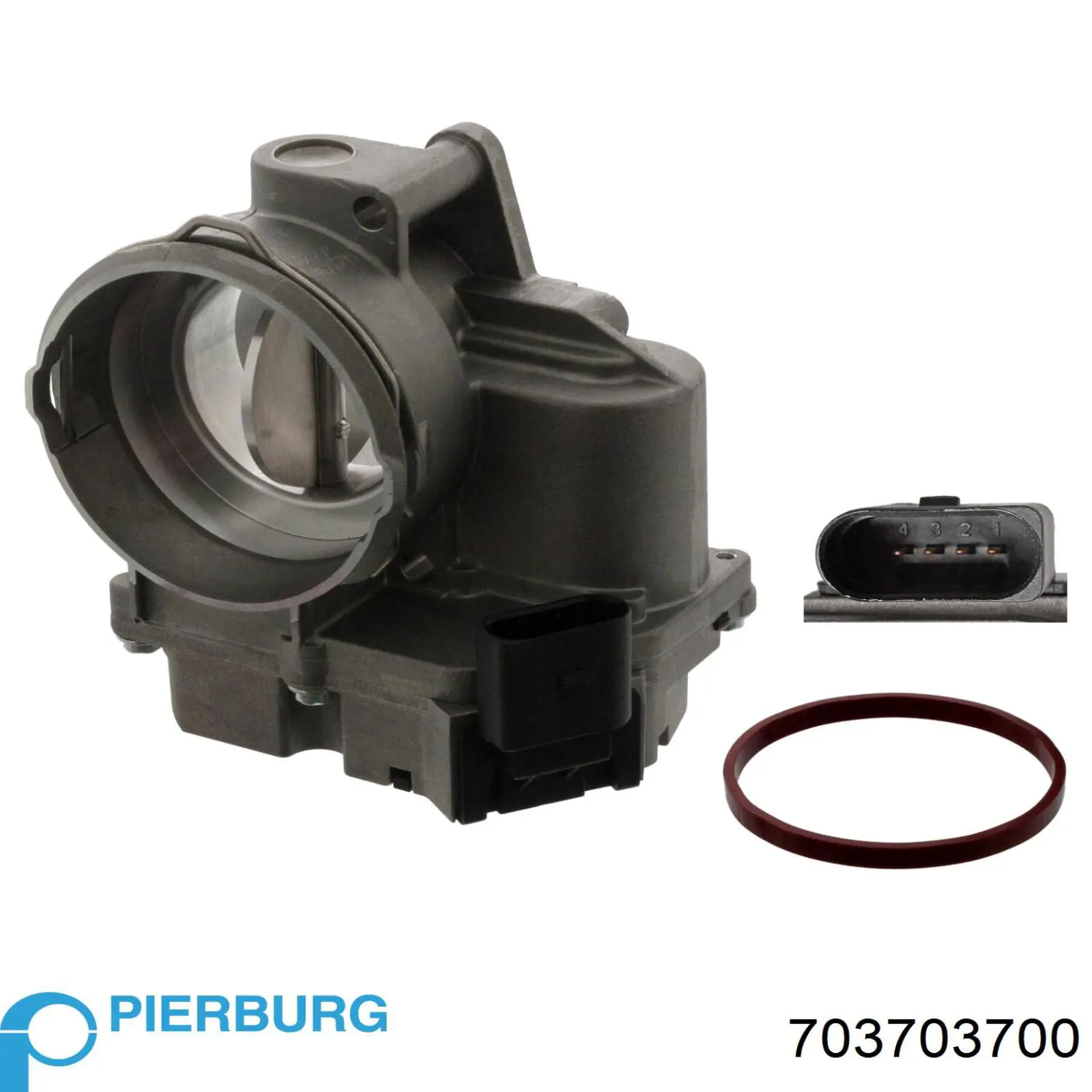703703700 Pierburg Przepustnica, komplet