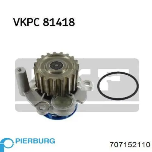 Do koszyka 707152110 Pierburg Pompa chłodząca wodna