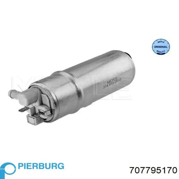 Do koszyka 707795170 Pierburg Element-turbina pompy paliwa