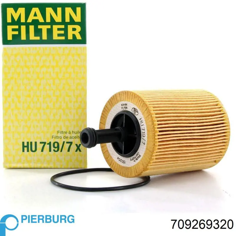 Do koszyka 709269320 Pierburg Chłodnica oleju, pod filtrem