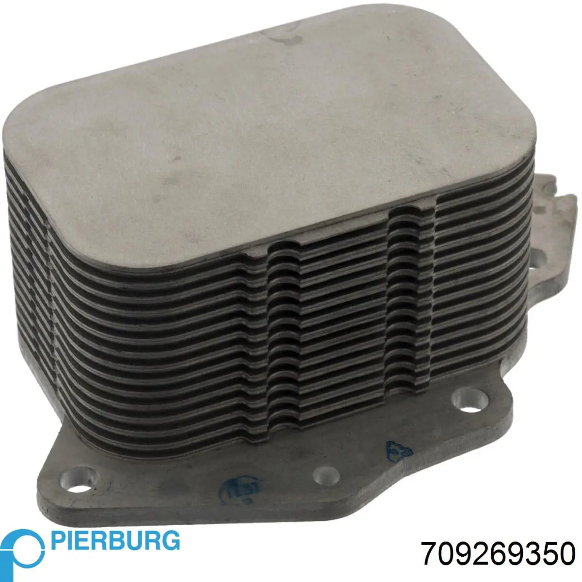 709269350 Pierburg Chłodnica oleju, pod filtrem