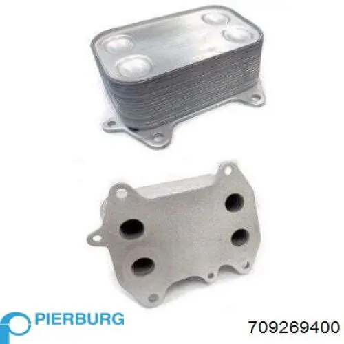 709269400 Pierburg Chłodnica oleju, pod filtrem