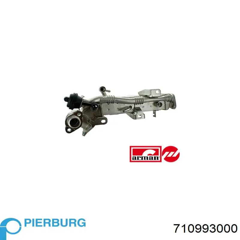 Chłodnica układu recyrkulacji spalin EGR Pierburg 710993000 cena, od 560,16 USD