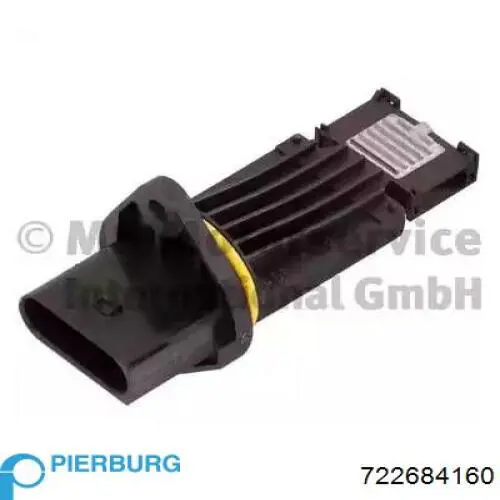 Czujnik przepływu powietrza, przepływomierz powietrza M.A.F. Pierburg 722684160 cena, od 49,64 USD