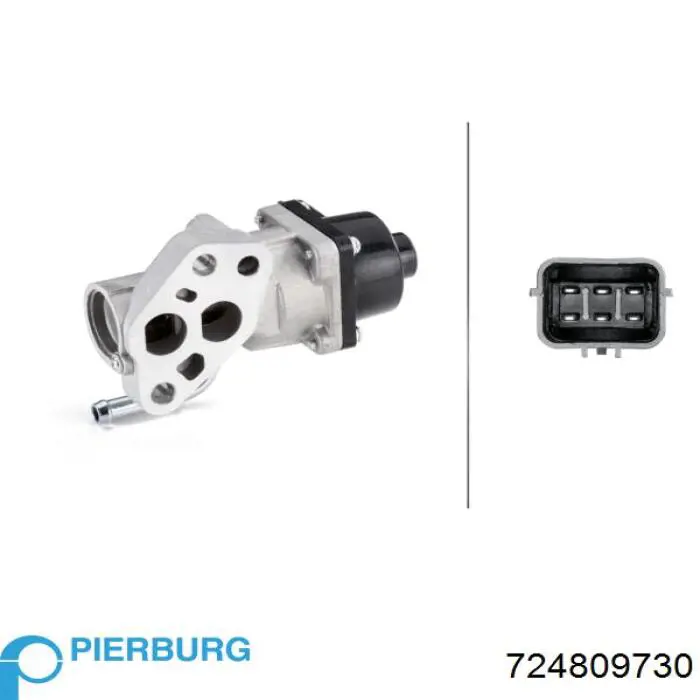 Zawór recyrkulacji spalin EGR Pierburg 724809730 cena, od 86,90 USD