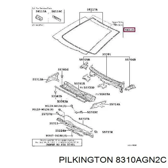  Pilkington 8310AGN2C