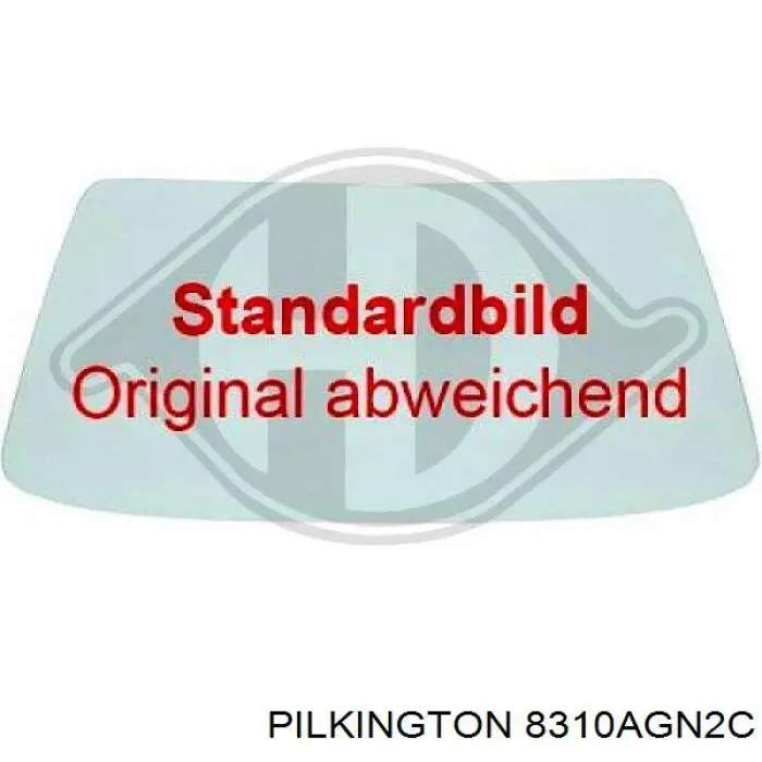 Szyba przednia Pilkington 8310AGN2C cena, od 106,88 USD