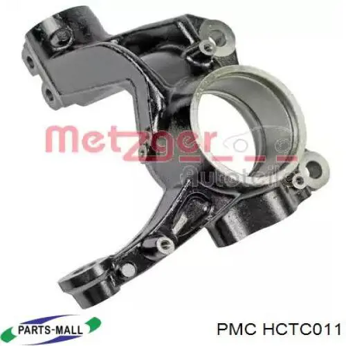 Do koszyka HCTC011 Parts-Mall Czop (zwrotnica) przedni lewy