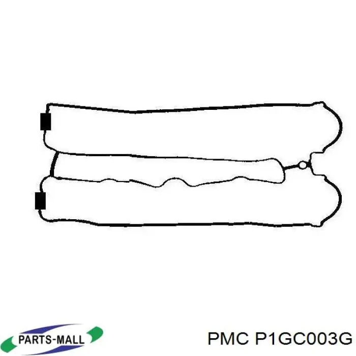 Uszczelka pokrywy zaworowej silnika P1GC003G Parts-Mall