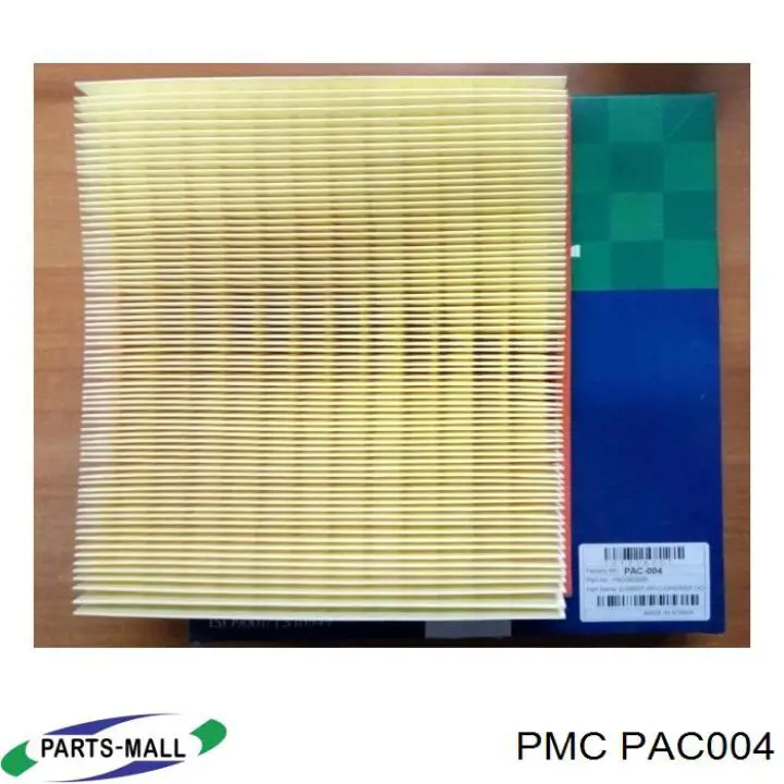 Do koszyka PAC004 Parts-Mall Filtr powietrza