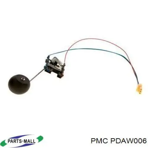 PDAW006 Parts-Mall Czujnik poziomu wody w filtrze paliwa