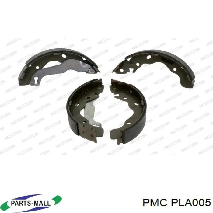 Klocki hamulcowe tylne bębnowe Parts-Mall PLA005 cena, od 28,42 USD