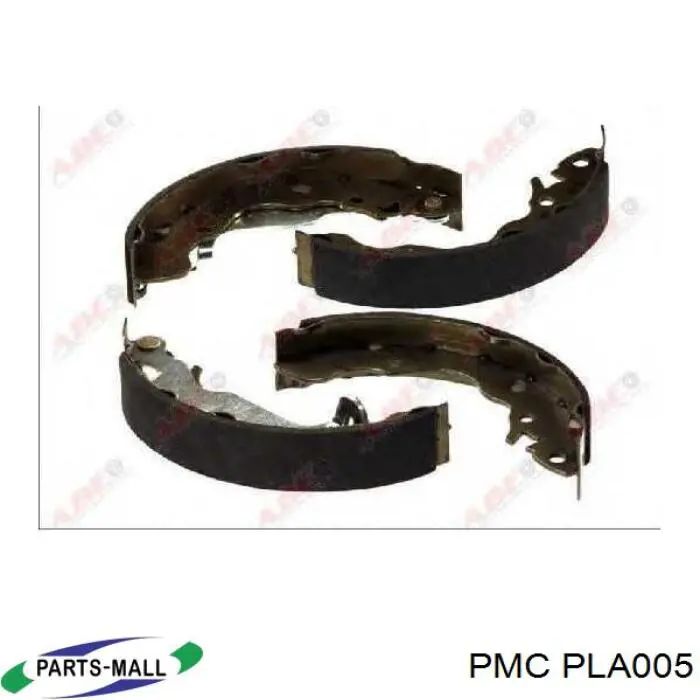 PLA005 Parts-Mall Klocki hamulcowe tylne bębnowe