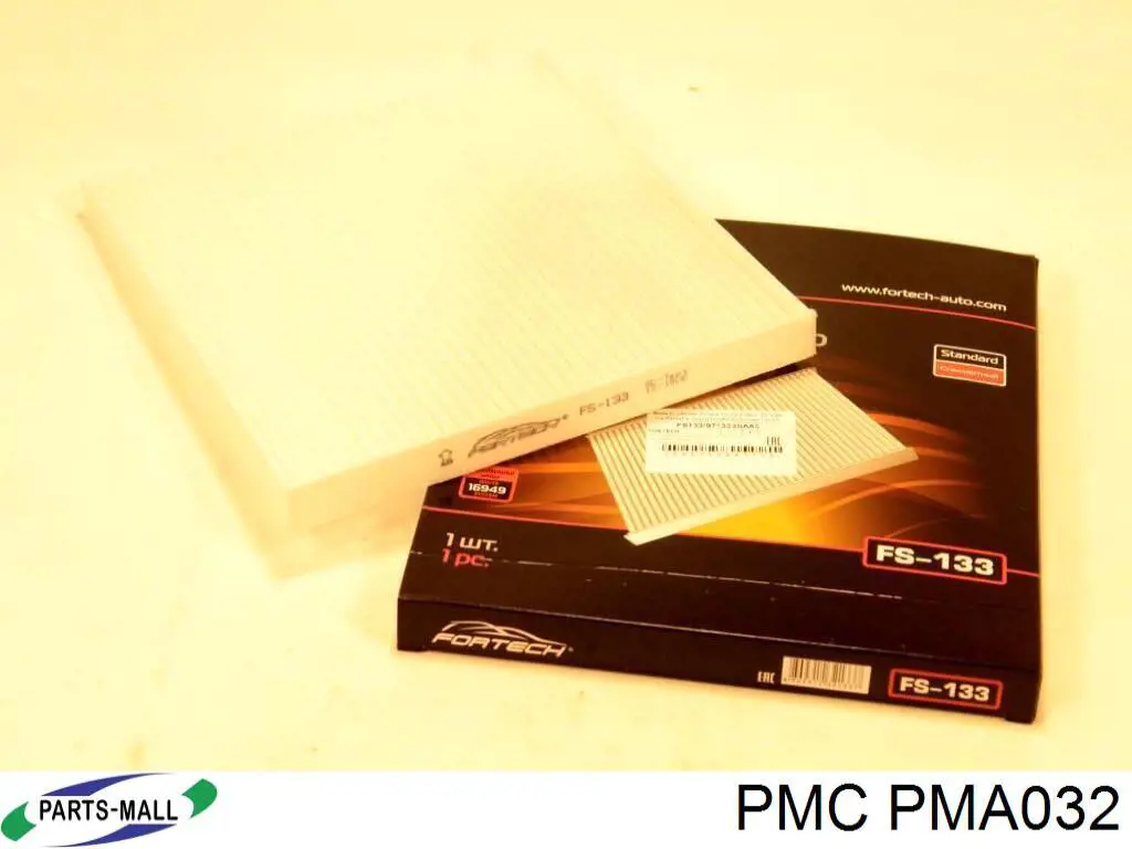 Do koszyka PMA032 Parts-Mall Filtr kabiny