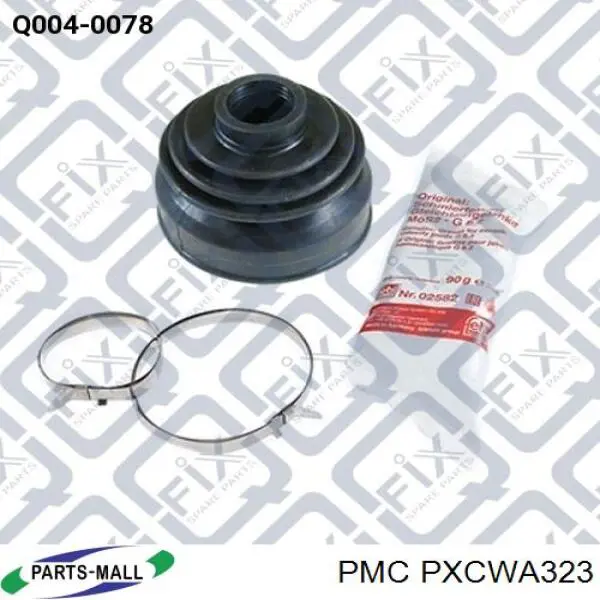 PXCWA323 Parts-Mall Osłona przegubu homokinetycznego półosi przedniej zewnętrzna