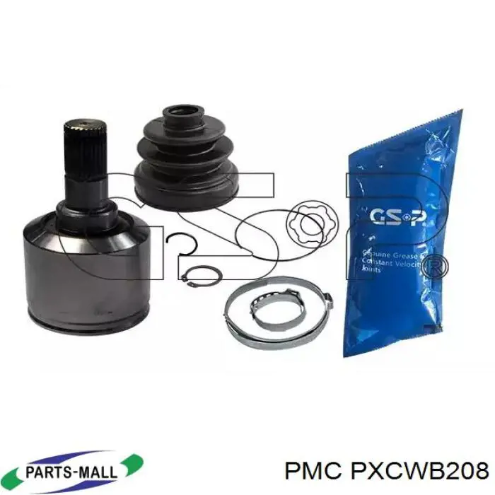 Do koszyka PXCWB208 Parts-Mall Osłona przegubu homokinetycznego półosi przedniej wewnętrzna