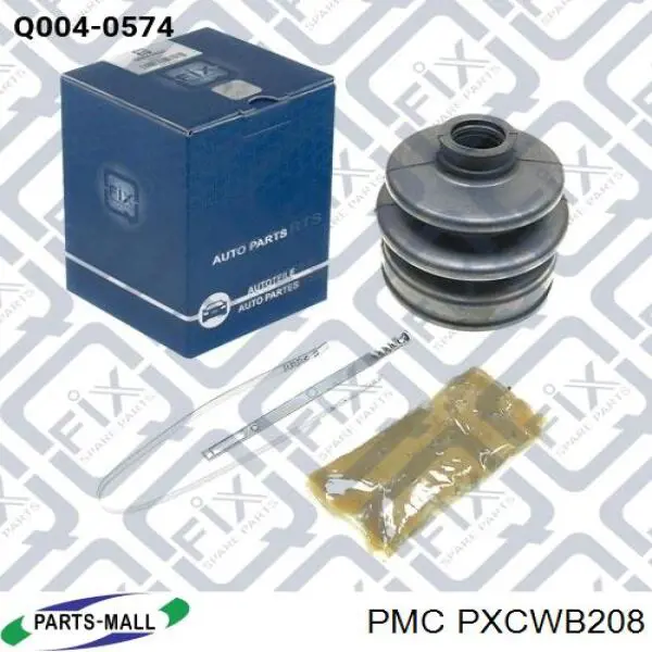 PXCWB208 Parts-Mall Osłona przegubu homokinetycznego półosi przedniej wewnętrzna