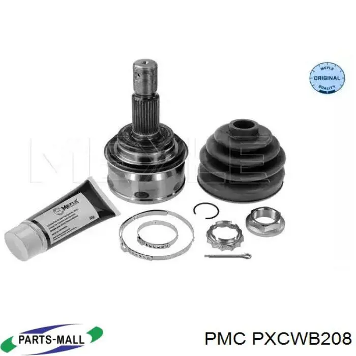 Osłona przegubu homokinetycznego półosi przedniej wewnętrzna PXCWB208 Parts-Mall