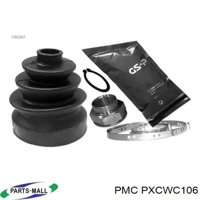 Osłona przegubu homokinetycznego półosi przedniej wewnętrzna Parts-Mall PXCWC106