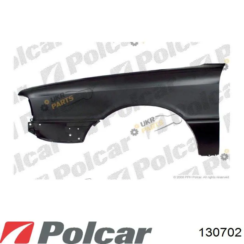 Do koszyka Błotnik przedni lewy Audi 90 B3 89, 89Q, 8A