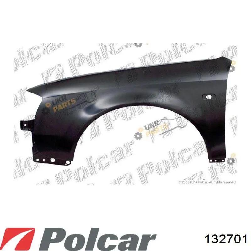 132701 Polcar Błotnik przedni lewy