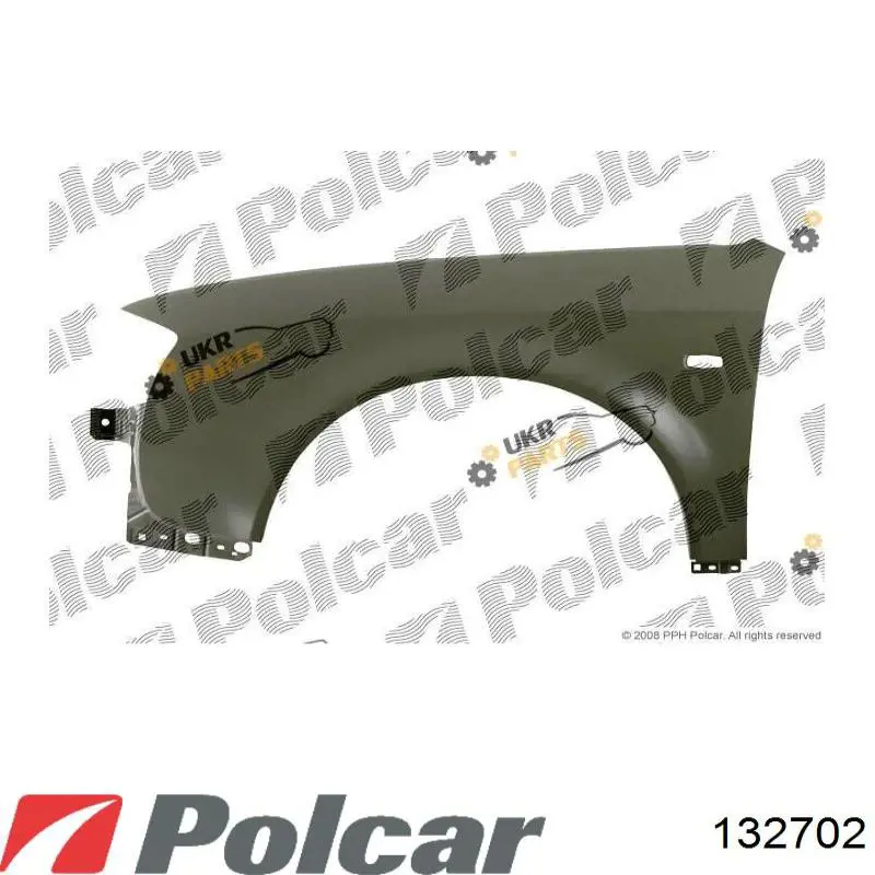 132702 Polcar Błotnik przedni prawy