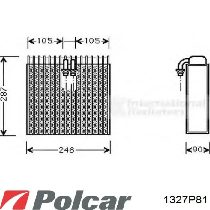 Parownik klimatyzacji Audi A6 C4 kombi (4A5) (1994 - 1998) cena, od 110,79 USD