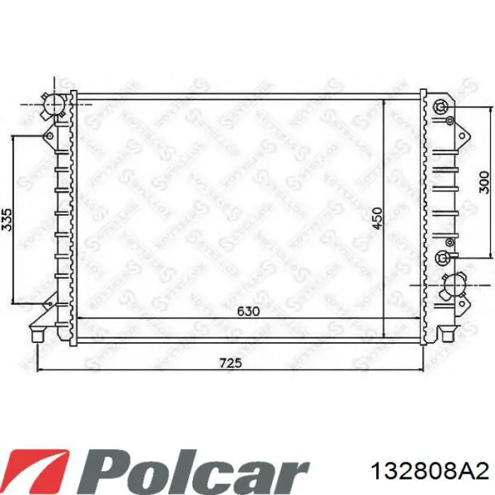 Do koszyka 4D0121251J VAG Chłodnica silnika