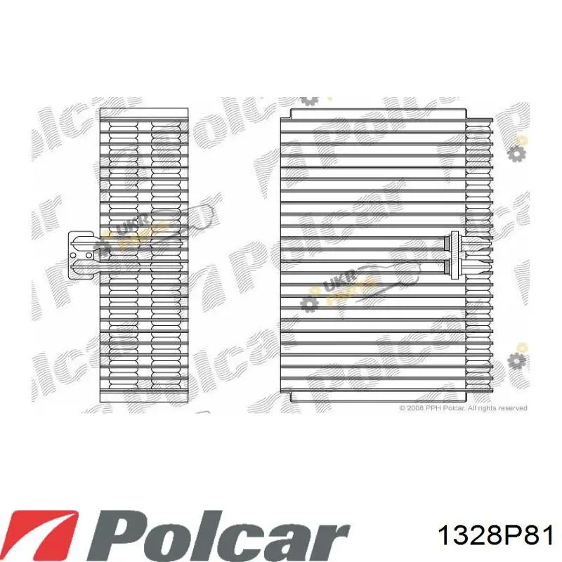 Parownik klimatyzacji Polcar 1328P81 cena, od 88,97 USD