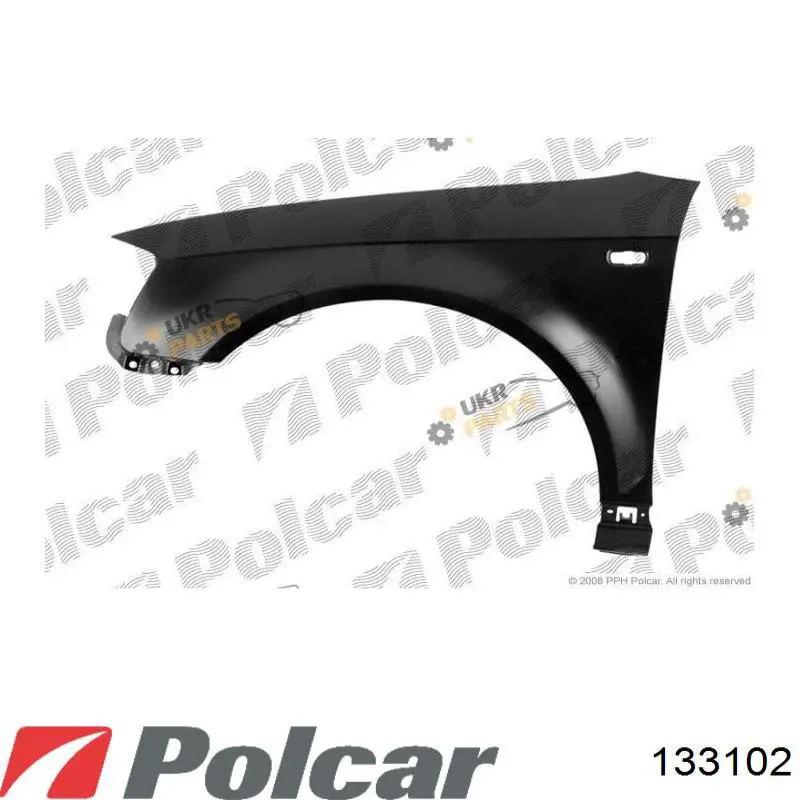 Błotnik przedni prawy Audi A3 Sportback hatchback (8PA) (2004 - 2015) cena, od 155,03 USD