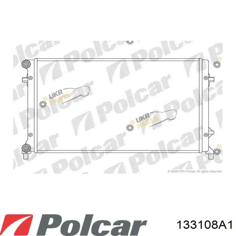 Do koszyka 133108A1 Polcar Chłodnica silnika