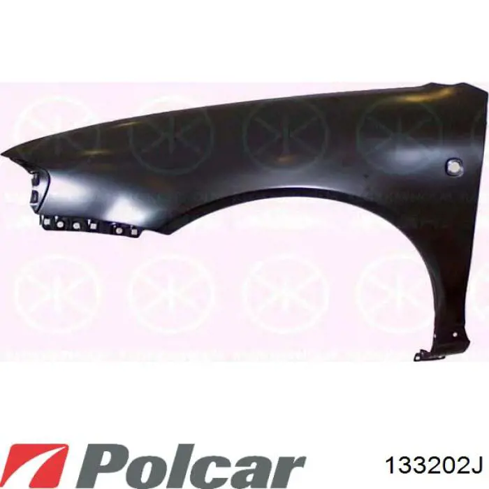 Błotnik przedni prawy Polcar 133202J cena, od 48,38 USD