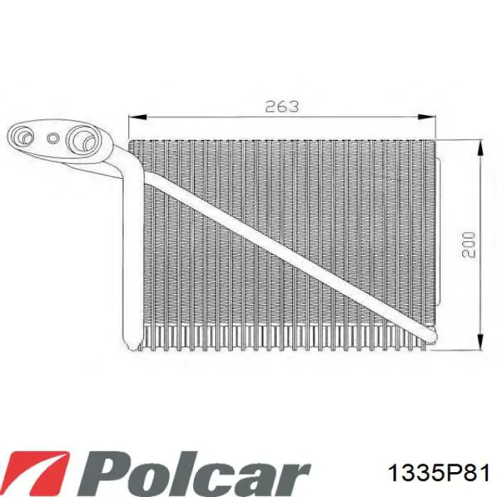  Parownik klimatyzacji Audi A6 