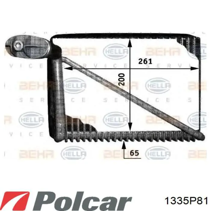 Parownik klimatyzacji Audi A6 C6