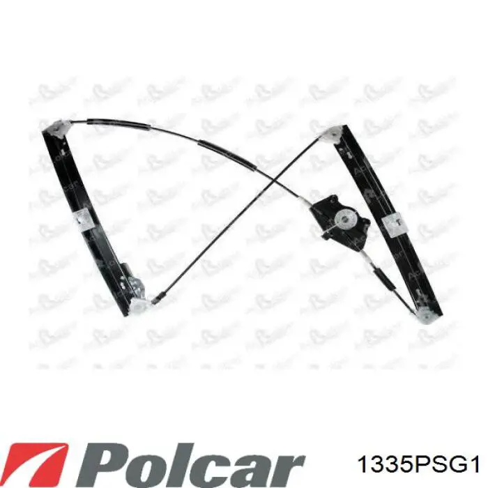 Do koszyka 1335PSG1 Polcar Mechanizm podnoszenia szyby drzwi przednich lewych