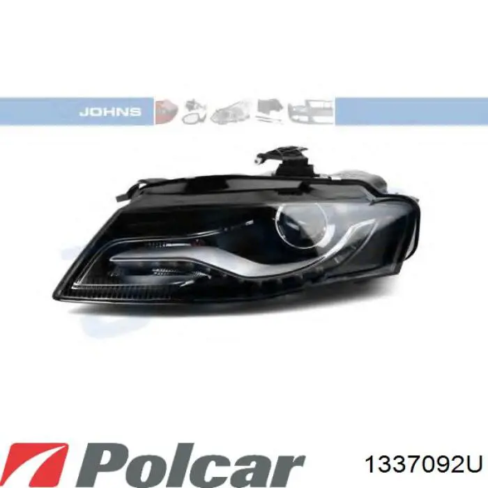 Do koszyka 1337092U Polcar Reflektor lewy