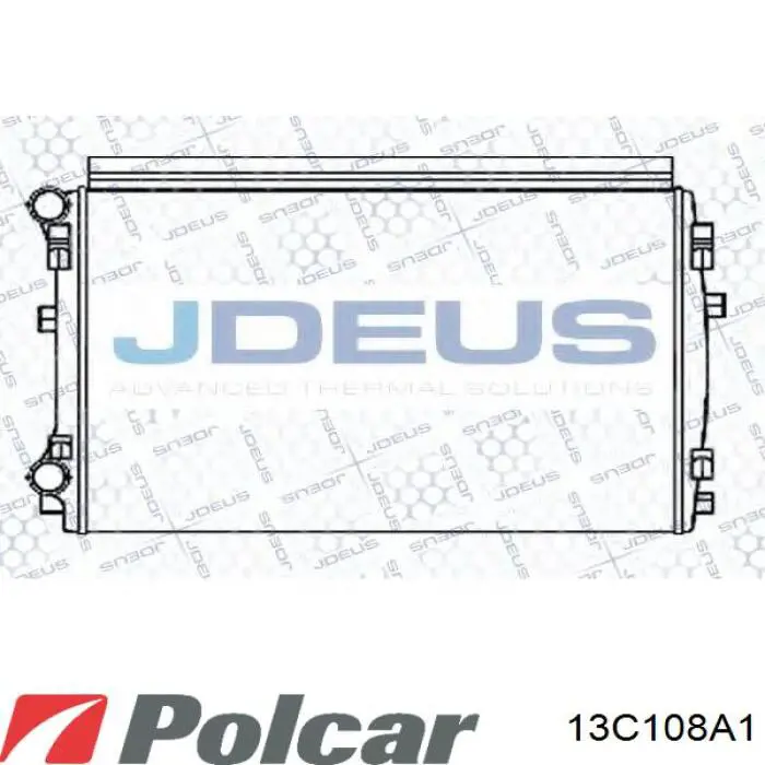 Chłodnica silnika Polcar 13C108A1 cena, od 115,02 USD