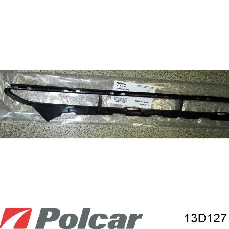 Do koszyka 13D127 Polcar Kratka zderzaka przedniego środkowa