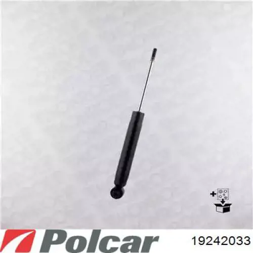 Amortyzator tylny 9808182680 Peugeot/Citroen