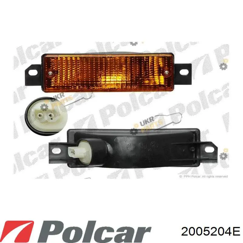 Kierunkowskaz prawy Polcar 2005204E cena, od 36,30 USD