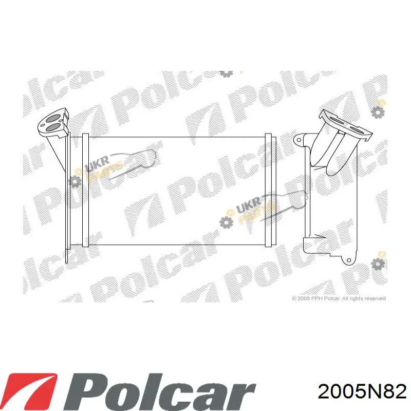 AH 95 000S Mahle Original chłodnica nagrzewnicy (ogrzewacza)