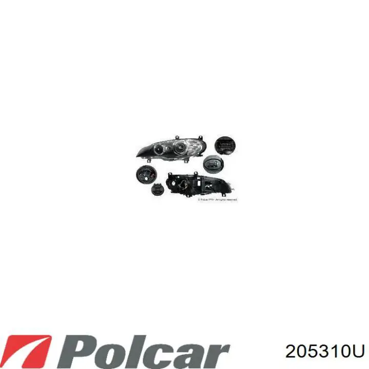 Reflektor prawy BMW X5 SUV (E70) (2007 - 2013) cena, od 384,45 USD