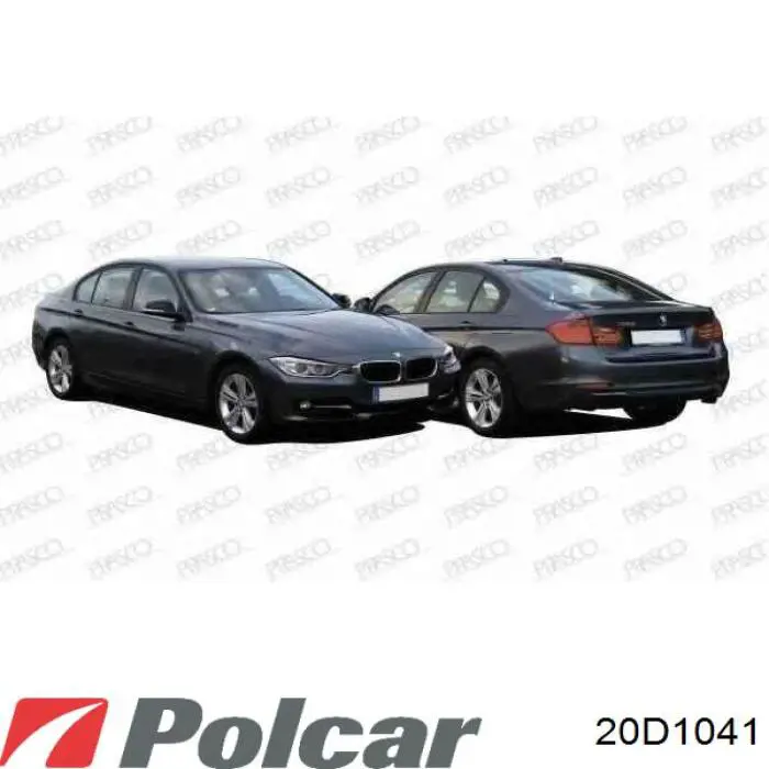 Osłona chłodnicy górna (panel mocowania reflektorów) Polcar 20D1041