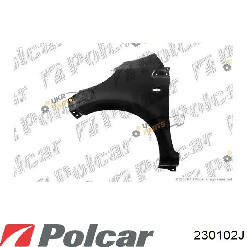 Do koszyka Błotnik przedni prawy Citroen C1 I PM, PN