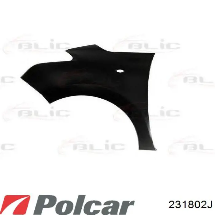 Błotnik przedni prawy 231802 Polcar