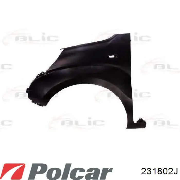 Błotnik przedni prawy Polcar 231802 cena, od 154,93 USD